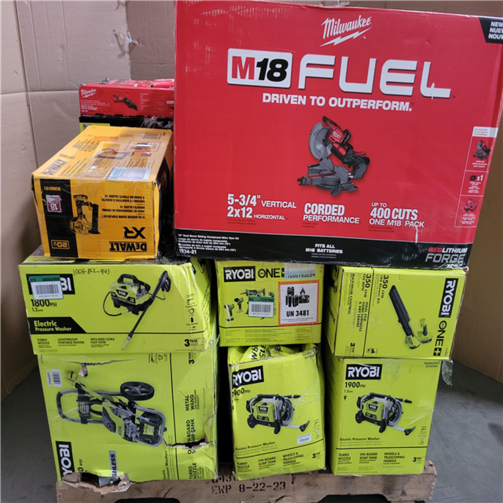 CALIFORNIA AS-IS TOOL PALLET