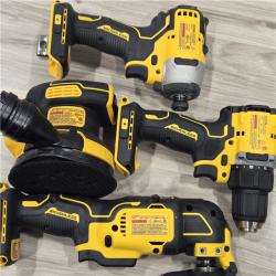 AS-IS DEWALT 20-Volt MAX Lithium-Ion Cordless 7-Tool Combo Kit with 2.0 Ah Battery, 5.0 Ah Battery and Charger