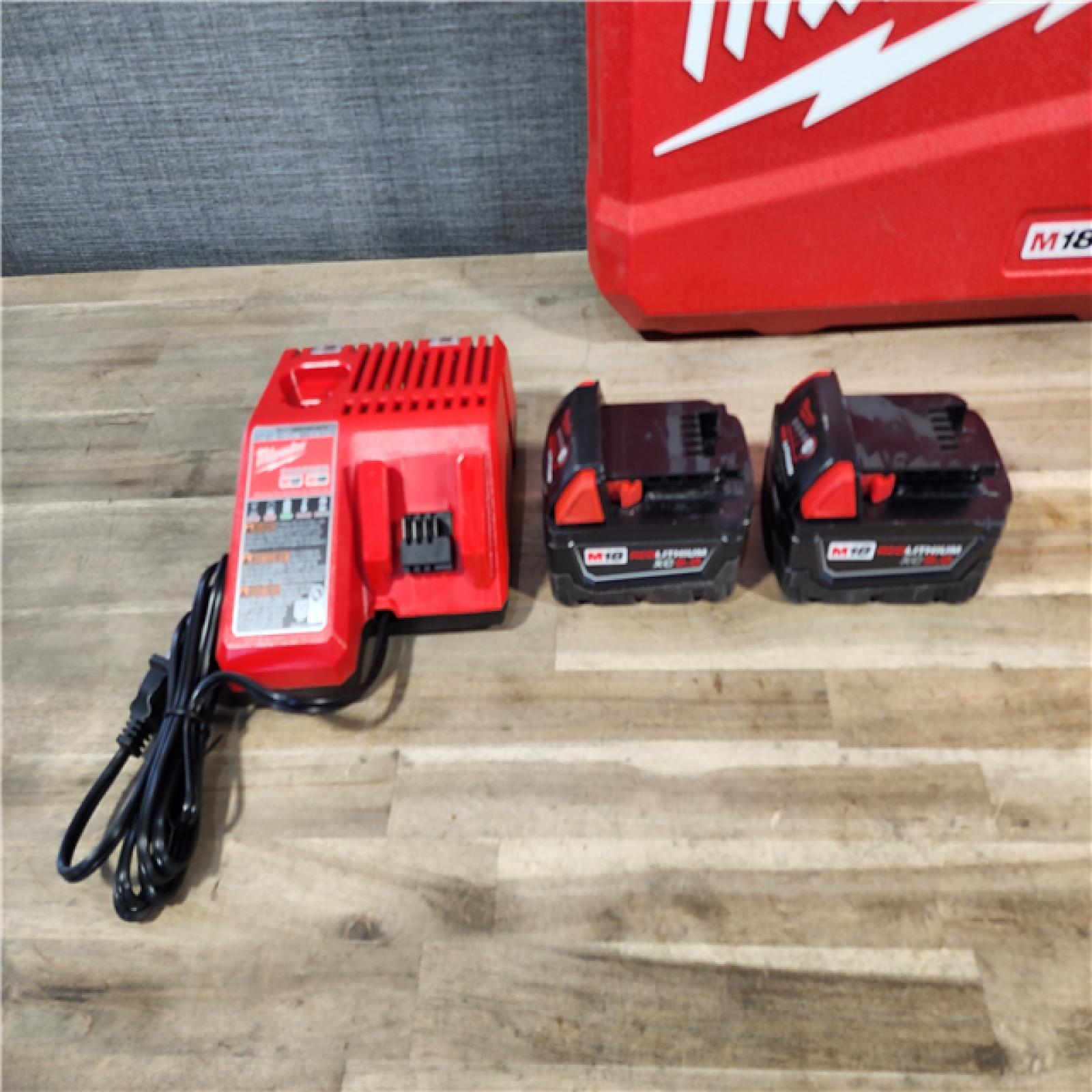 HOUSTON LOCATION - AS-IS MILWAUKEE FUEL 18V Lithium-Ion Brushless Cordless Hammer Drill and Impact Driver Combo Kit (2-Tool) with 2 Batteries