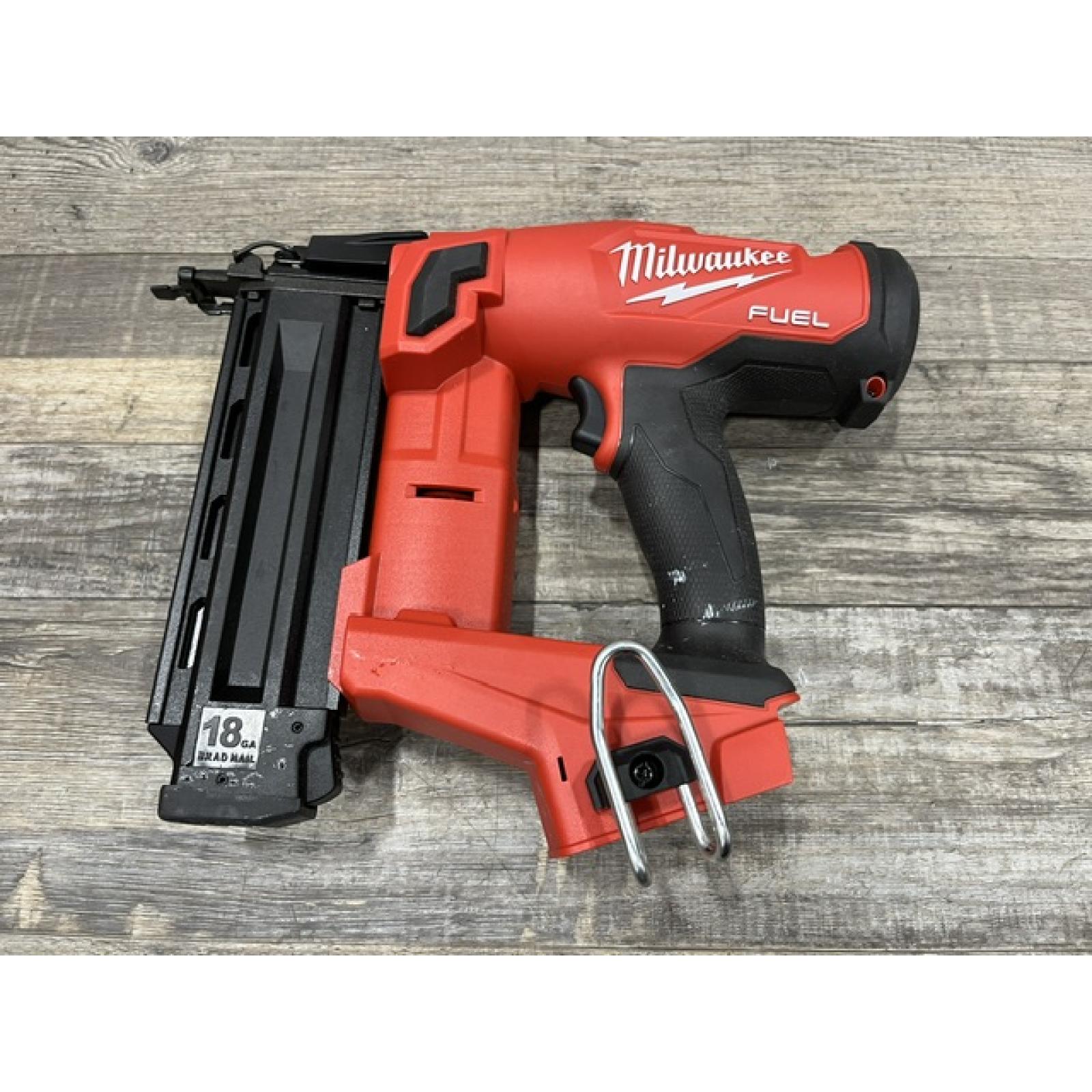 AS-IS Milwaukee FUEL 18-Volt Lithium-Ion Brushless Cordless Gen II 18-Gauge Brad Nailer (Tool-Only)
