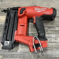 AS-IS Milwaukee FUEL 18-Volt Lithium-Ion Brushless Cordless Gen II 18-Gauge Brad Nailer (Tool-Only)