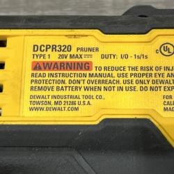 AS-IS DEWALT 20V MAX Cordless Pruner Kit