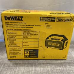 NEW - DEWALT 20V MAX Cordless Bluetooth Speaker (Tool Only)