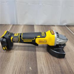 AS-IS DEWALT 20V XR Cordless 4-1/2. in. to 5 in. Variable Speed Angle Grinder (Tool Only)