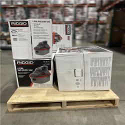 DALLAS LOCATION- RIDGID WET/DRY VACUUM PALLET (6 UNITS)