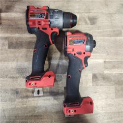 HOUSTON LOCATION - AS-IS MILWAUKEE FUEL 18V Lithium-Ion Brushless Cordless Hammer Drill and Impact Driver Combo Kit (2-Tool) with 2 Batteries