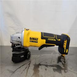 AS-IS- DeWalt 20V MAX Cordless 4-1/2 in. Angle Grinder with Brake Tool Only
