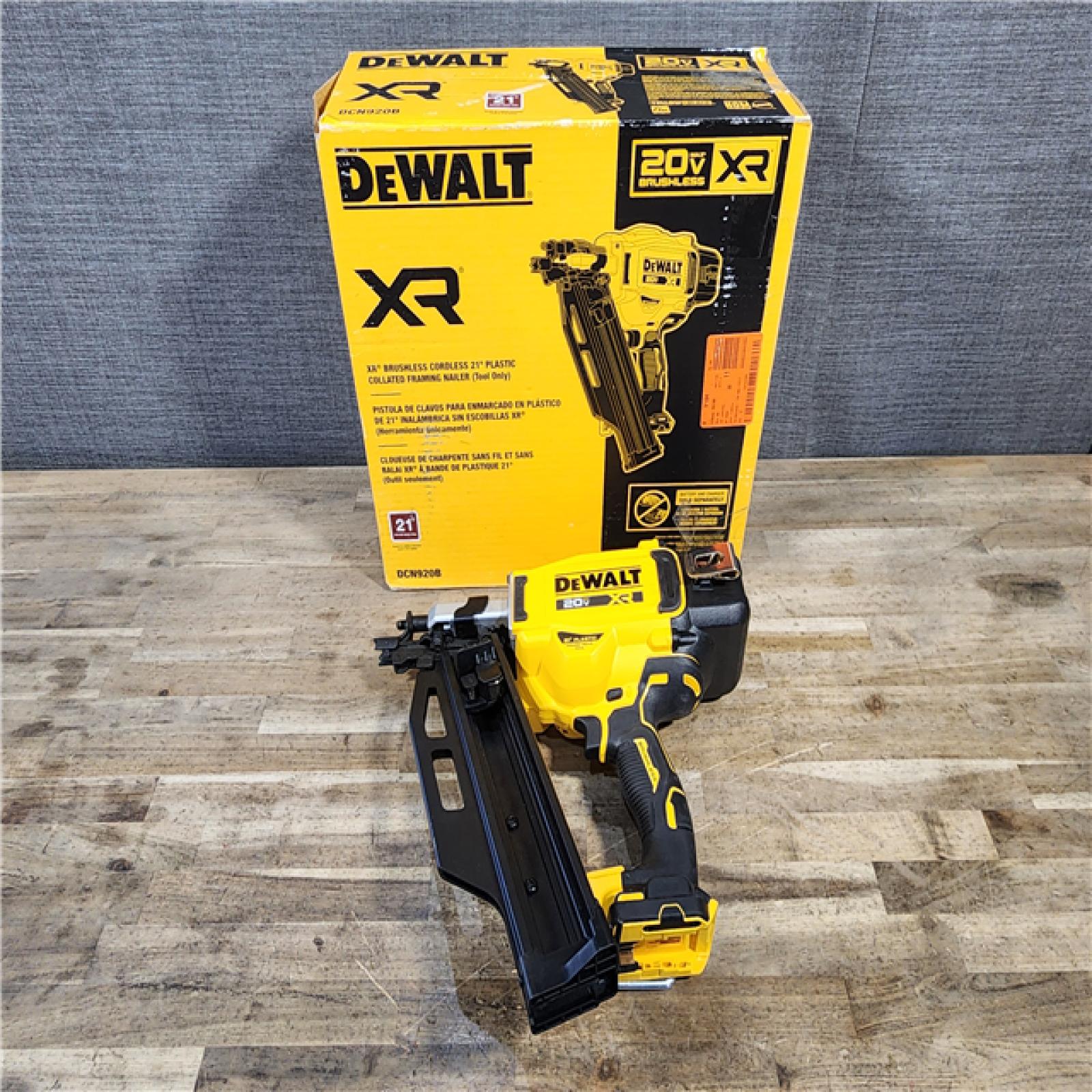 HOUSTON LOCATION - AS-IS DEWALT 20-Volt 21° Cordless Framing Nailer (Tool-Only)