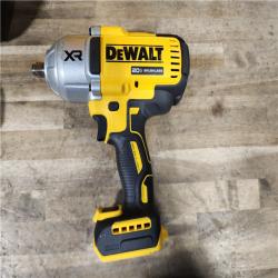 HOUSTON LOCATION - AS-IS Dewalt 20V MAX Lithium-Ion Cordless 1/2 in. Impact Wrench Kit W/ BATTERY & CHARGER