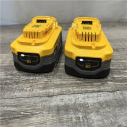 AS-IS DEWALT 20V MAX XR POWERSTACK Lithium-Ion 5.0Ah Battery (2 -Pack)