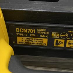 AS-IS DEWALT 20V MAX Lithium-Ion Cordless Cable Stapler Kit