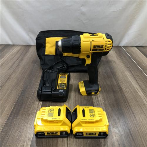 AS-IS DEWALT 20V MAX Cordless 1/2 in. Drill/Driver Kit