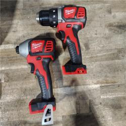 HOUSTON LOCATION - AS-IS Milwaukee M18 Brushed Cordless (2-Tool) Drill/Driver and Impact Driver Kit