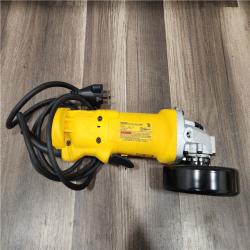 AS-IS- DEWALT 11 Amp Corded 4.5 in. Small Angle Grinder