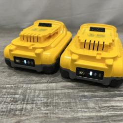 AS-IS DEWALT 20V MAX XR Lithium-Ion 4.0 Ah Battery Packs (2-Pack)