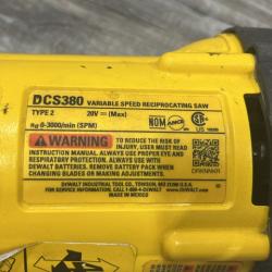 AS-IS DEWALT 20V MAX Cordless Reciprocating Saw (Tool Only)
