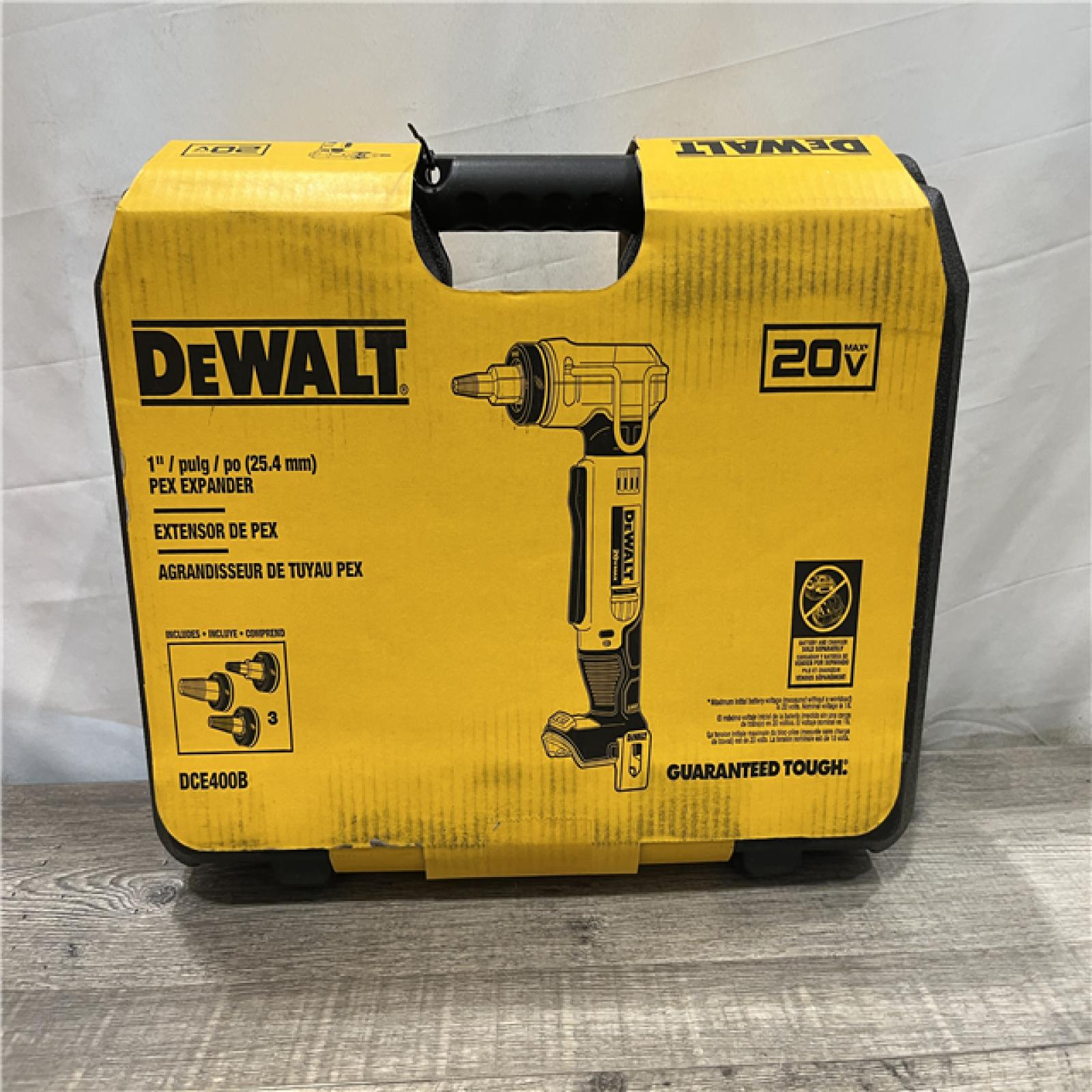 NEW - DEWALT 20V MAX Cordless 1 in. PEX Expansion Tool Kit