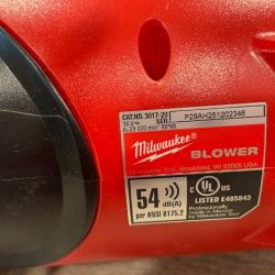 AS-IS Milwaukee FUEL 120 MPH 500 CFM 18V Lithium-Ion Brushless Cordless Handheld Blower (Tool-Only)