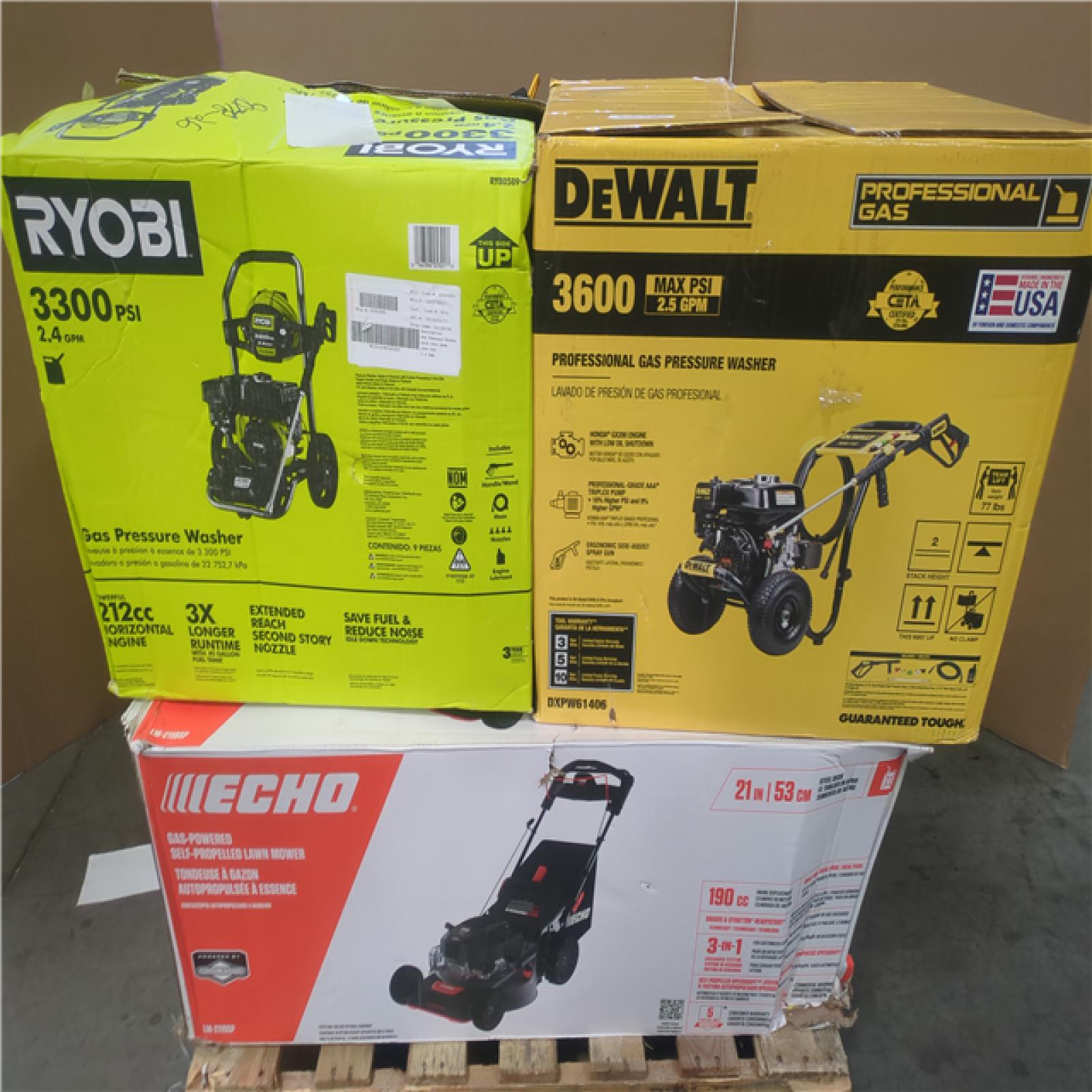 CALIFORNIA AS-IS OUTDOOR POWER EQUIPMENT