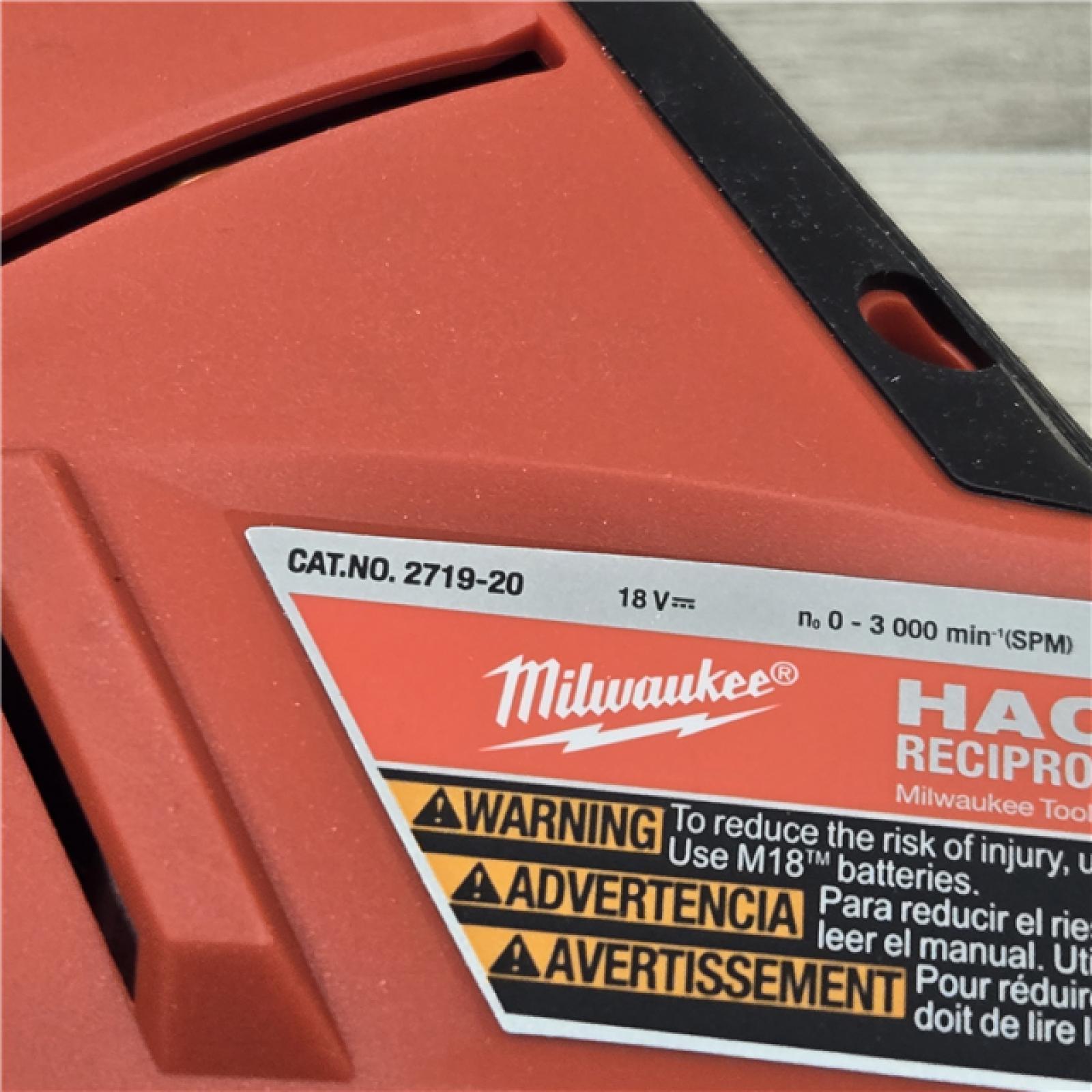 AS-IS Milwaukee 2719-20 Hackzall Reciprocating Saw (Tool-Only)