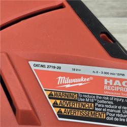 AS-IS Milwaukee 2719-20 Hackzall Reciprocating Saw (Tool-Only)