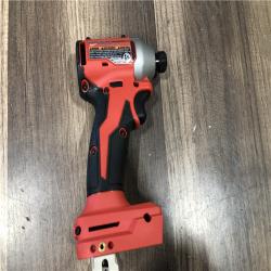 AS-IS Milwaukee M18 18V Lithium-Ion Brushless Cordless 1/4 in. Compact Impact Driver (Tool Only)