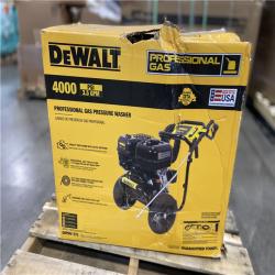 DALLAS LOCATION - DEWALT 4000 PSI 3.5 GPM Cold Water Gas Pressure Washer with DeWalt 338cc Engine