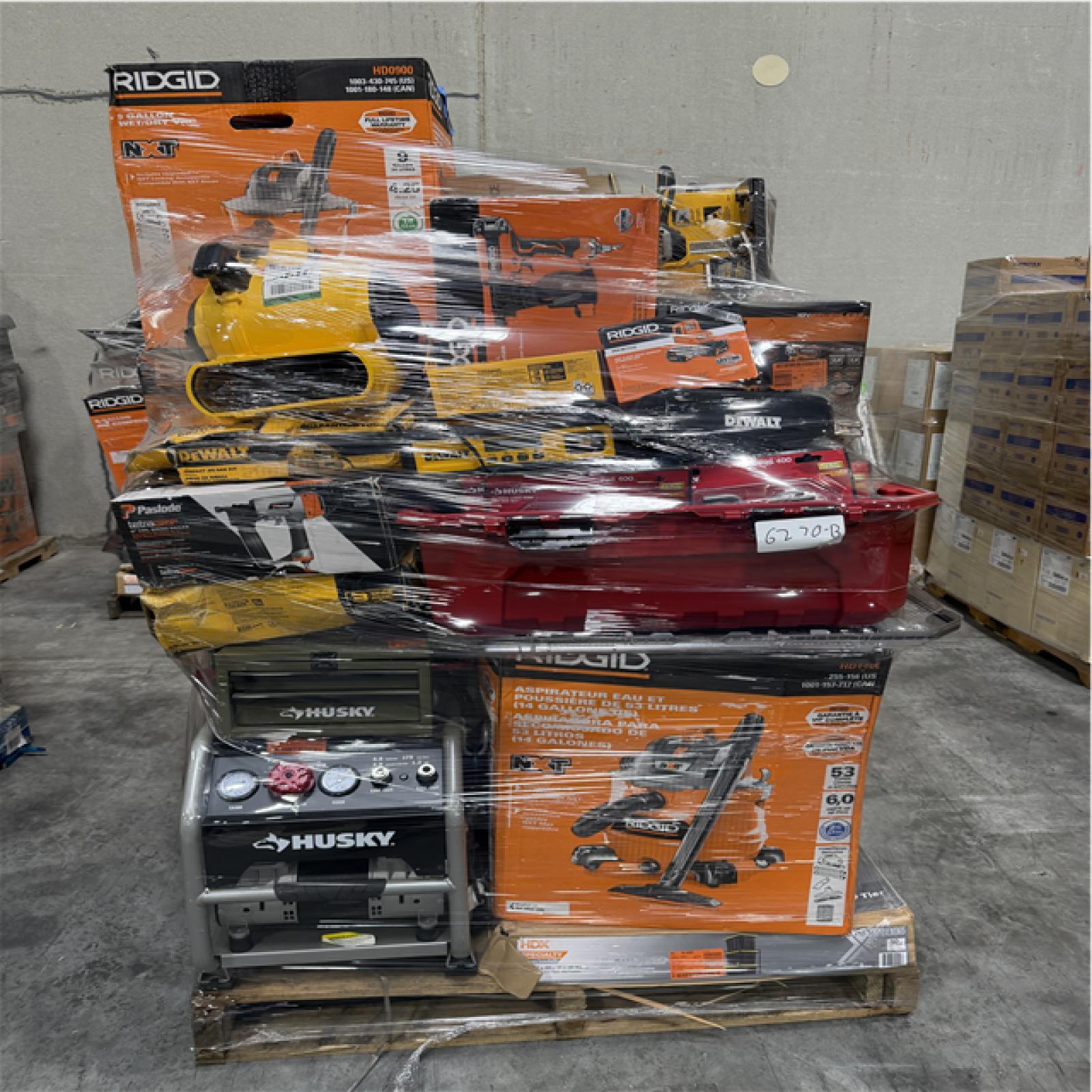 Atlanta Location As-Is Tools and More Partial Truckload (7 Pallets) 6270-B