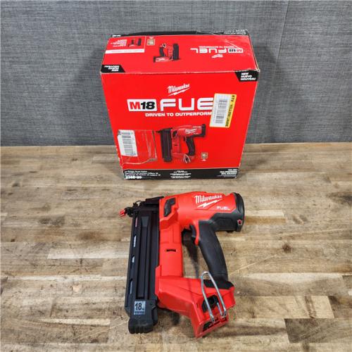HOUSTON LOCATION - AS-IS Milwaukee M18 FUEL 18-Volt Lithium-Ion Brushless Cordless Gen II 18-Gauge Brad Nailer (Tool-Only)