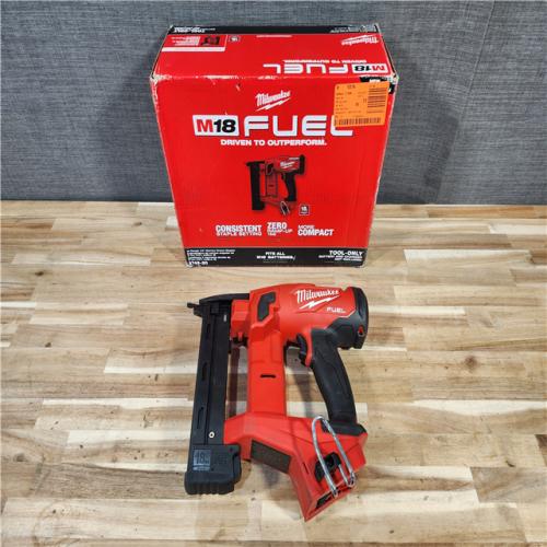 HOUSTON LOCATION - AS-IS Milwaukee  FUEL 18-Volt Lithium-Ion Brushless Cordless 18-Gauge 1/4 in. Narrow Crown Stapler (Tool-Only)
