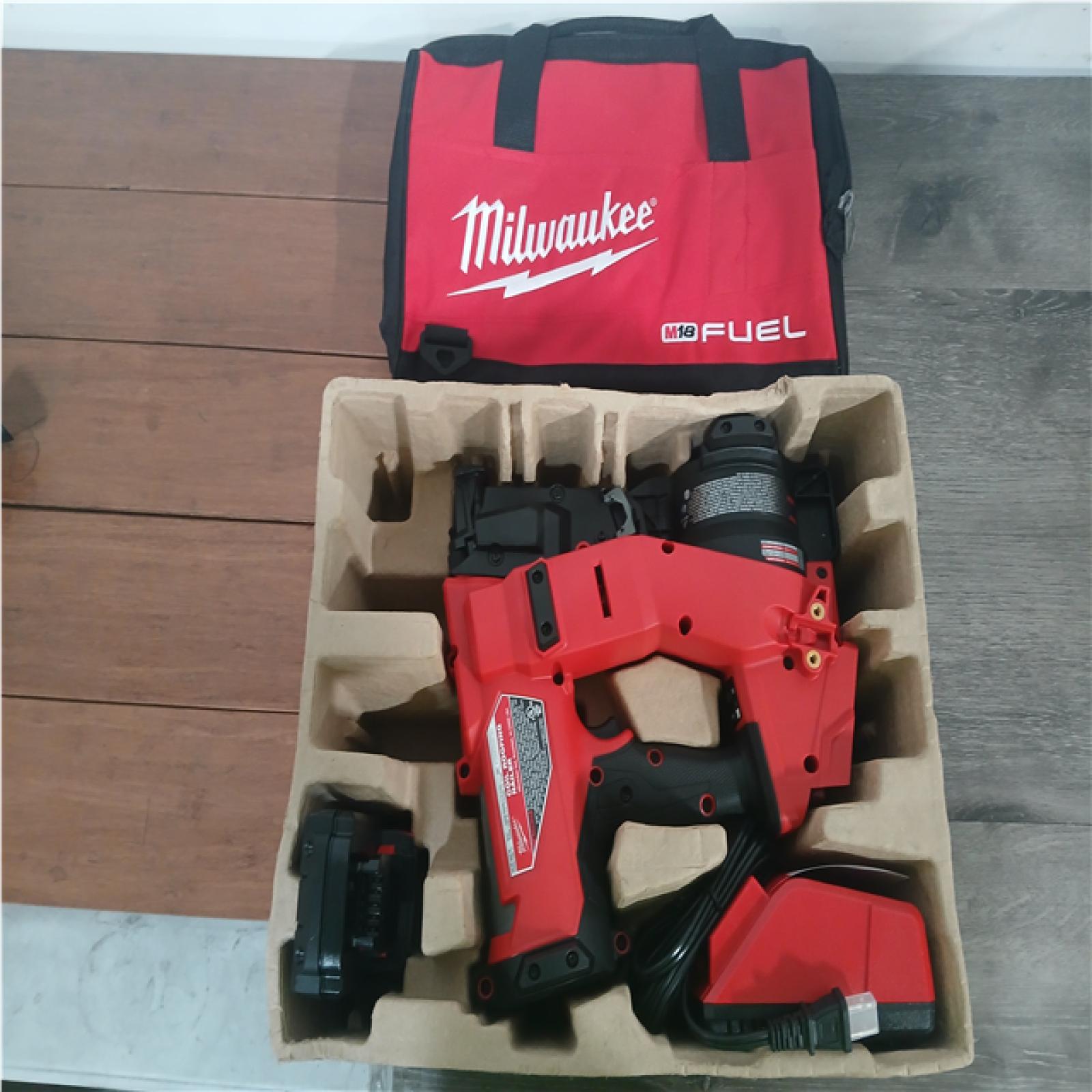 CALIFORNIA AS-IS MILWAUKEE COIL ROOFING NAILER KIT