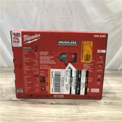 NEW! - Milwaukee M12/M18 12/18V Lithium-Ion Cordless 3/8 in. Ratchet and 1/2 in.Combo Kit
