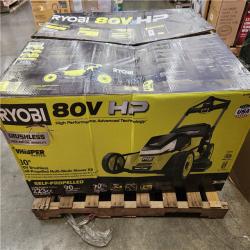 Phoenix NEW RYOBI 80V HP Brushless Battery Cordless Electric 30 in. Multi-Blade Lawn Mower with Battery and Charger (NO BAG)