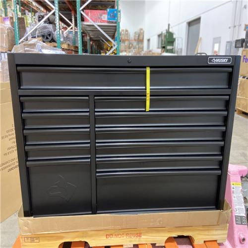 DALLAS LOCATION - Husky 56 in. W x 22 in. D Heavy Duty 23-Drawer Combination Rolling Tool Chest
