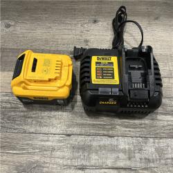 AS-IS DEWALT 20V MAX Lithium-Ion 6.0 Ah Battery and Charger