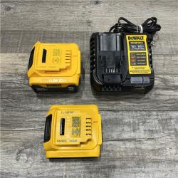 AS-IS DEWALT 20V MAX Lithium-Ion Battery Kit with 5.0Ah and 2.0Ah Battery and Charger