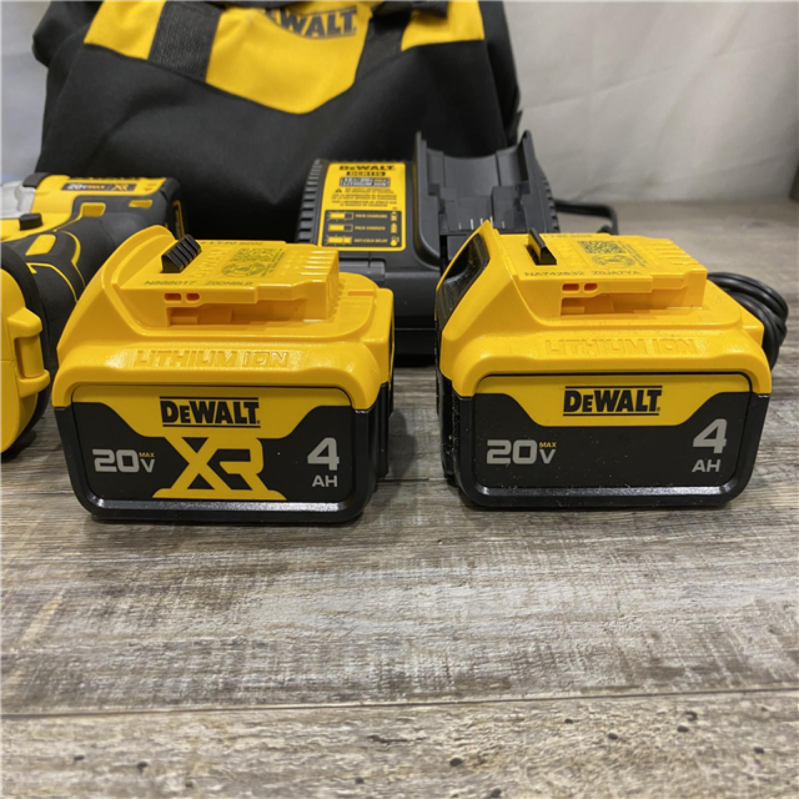 AS-IS DEWALT 20V MAX XR Cordless Brushless 3-Speed 1/4 in. Impact Driver Kit