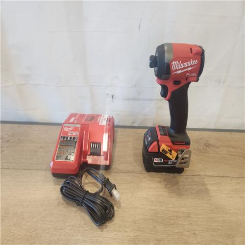 AS-IS- Milwaukee FUEL 18V Lithium-Ion Brushless Cordless 1/4 in. Hex Impact Driver Kit