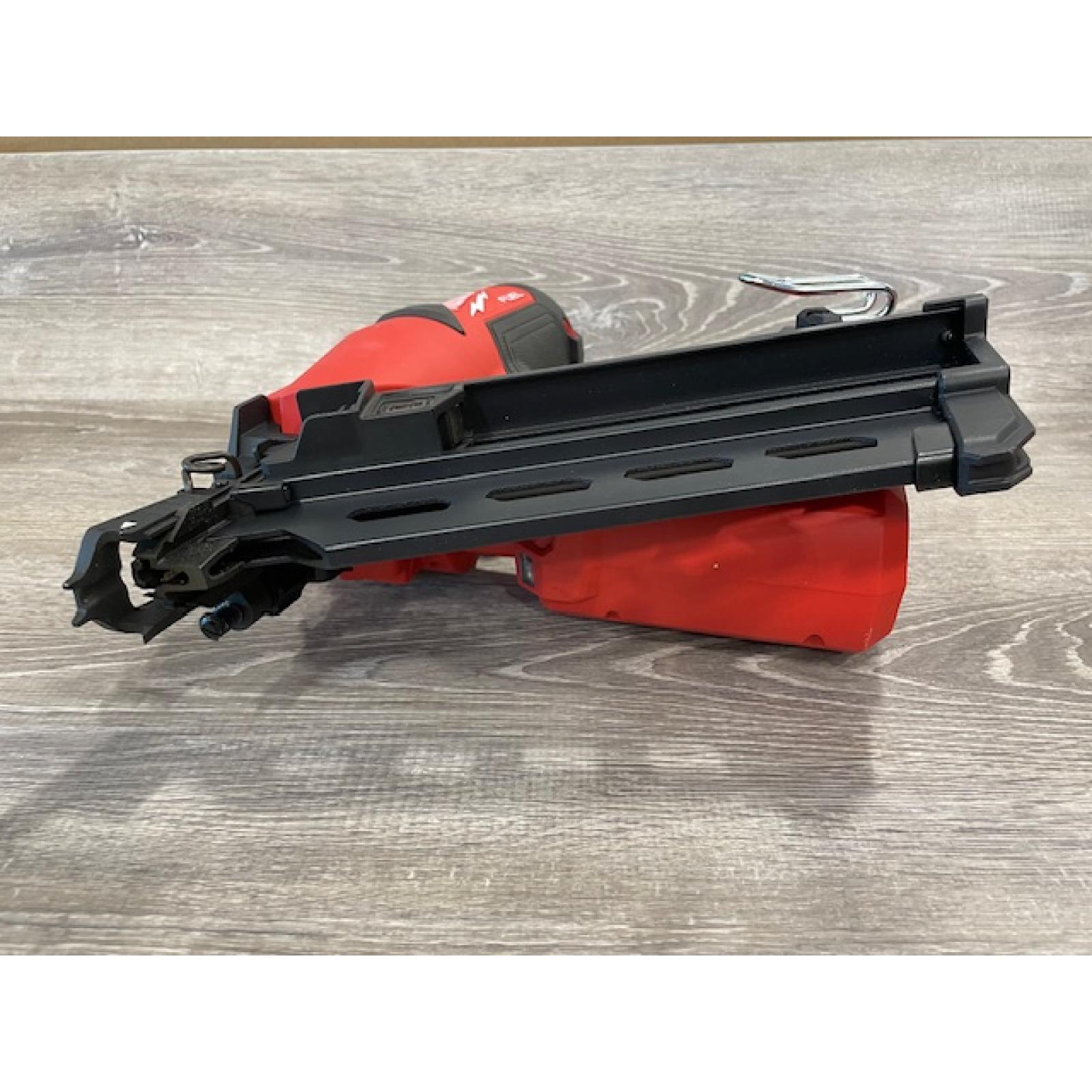 AS-IS Milwaukee FUEL 18-Volt Brushless Lithium-Ion Cordless 21-Degree Duplex Nailer (Tool Only)