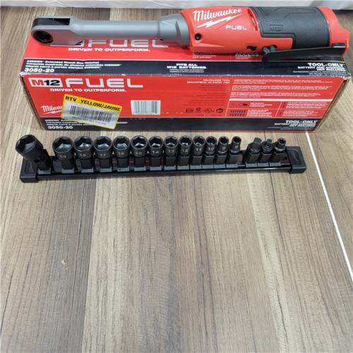 AS-IS Milwaukee M12 FUEL 1/4 in. Cordless Brushless High Speed Ratchet (Tool Only)