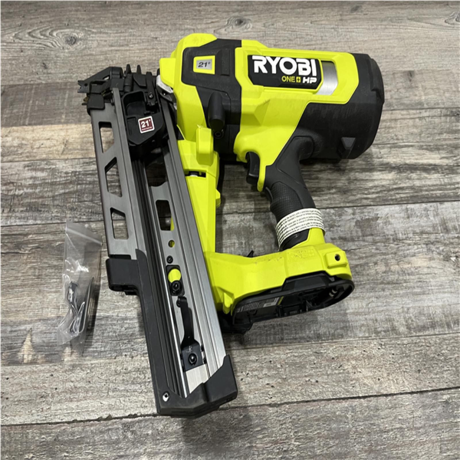 AS-IS RYOBI ONE+ HP 18V Brushless Cordless AirStrike 21° Framing Nailer (Tool Only)
