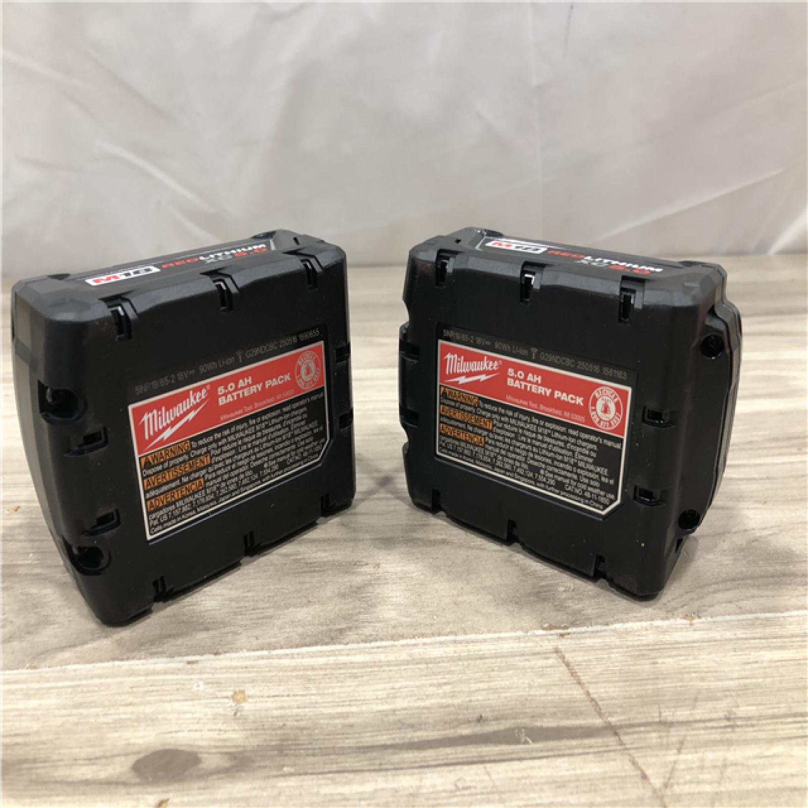 AS-IS Milwaukee 18-Volt Lithium-Ion XC Starter Kit