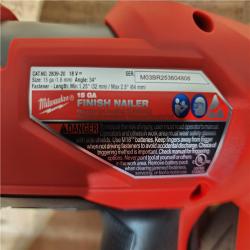 HOUSTON LOCATION - AS-IS (APPEARS LIKE NEW) Milwaukee FUEL 18-Volt Lithium-Ion Brushless Cordless Gen II 15-Gauge Angled Finish Nailer (Tool-Only)