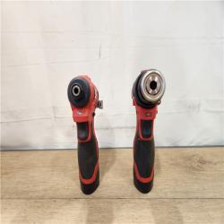 AS-IS- M12 12-Volt Lithium-Ion Brushless Cordless Subcompact Drill and Impact Driver Combo Kit W/2 Batteries and Bag (2-Tool)