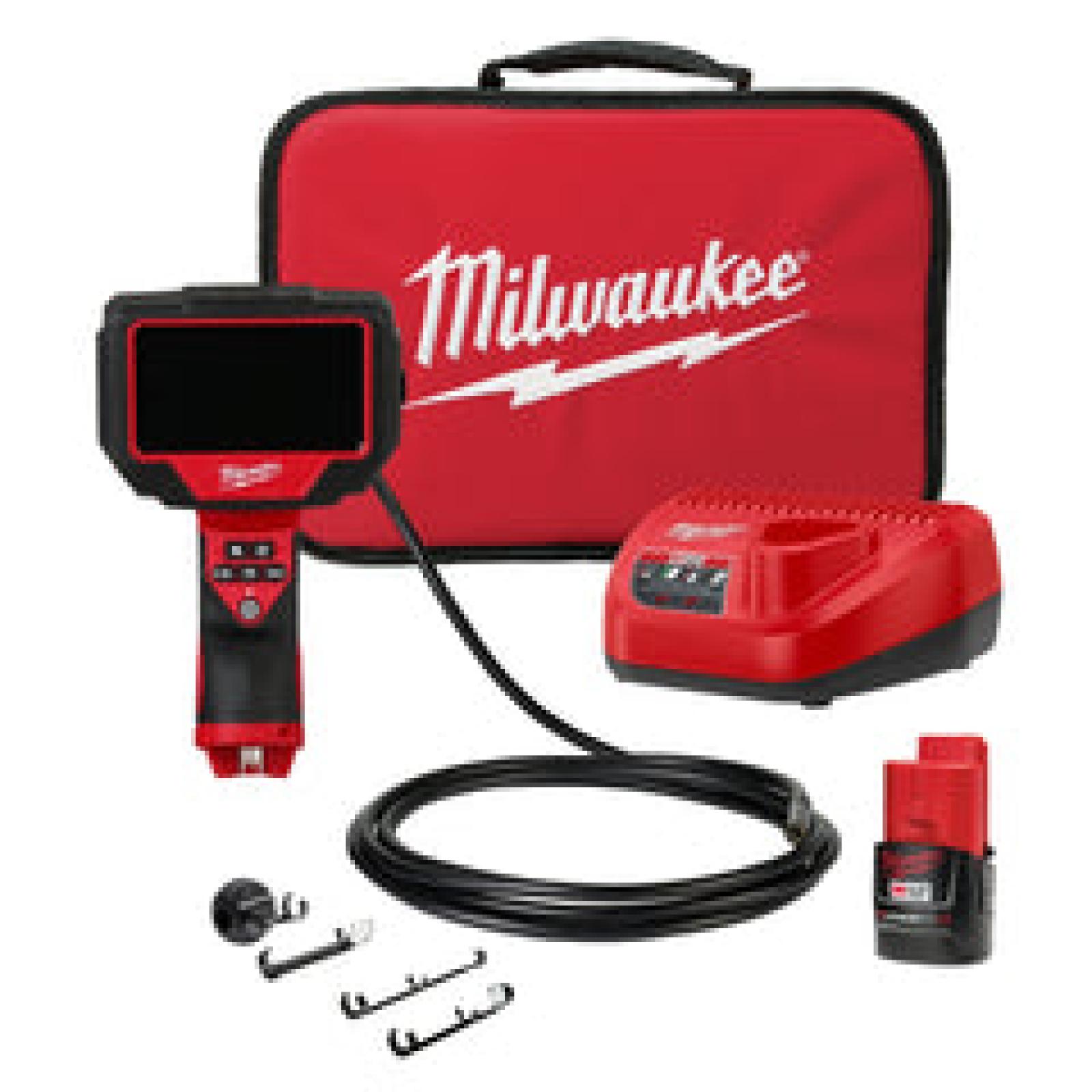 NEW - Milwaukee 12V Lithium-Ion Corldless M-SPECTOR 360-Degree 10 ft. Inspection Camera Kit
