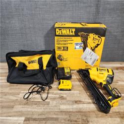 HOUSTON LOCATION - AS - IS DEWALT 20V MAX XR Lithium-Ion Cordless 2-1/2 in. 15-Gauge Finish Nailer Kit