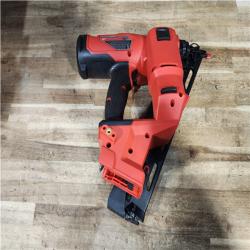 Houston Location AS-IS Milwaukee FUEL 18V Lithium-Ion Brushless Cordless Gen II 15-Gauge Angled Nailer (Tool-Only)