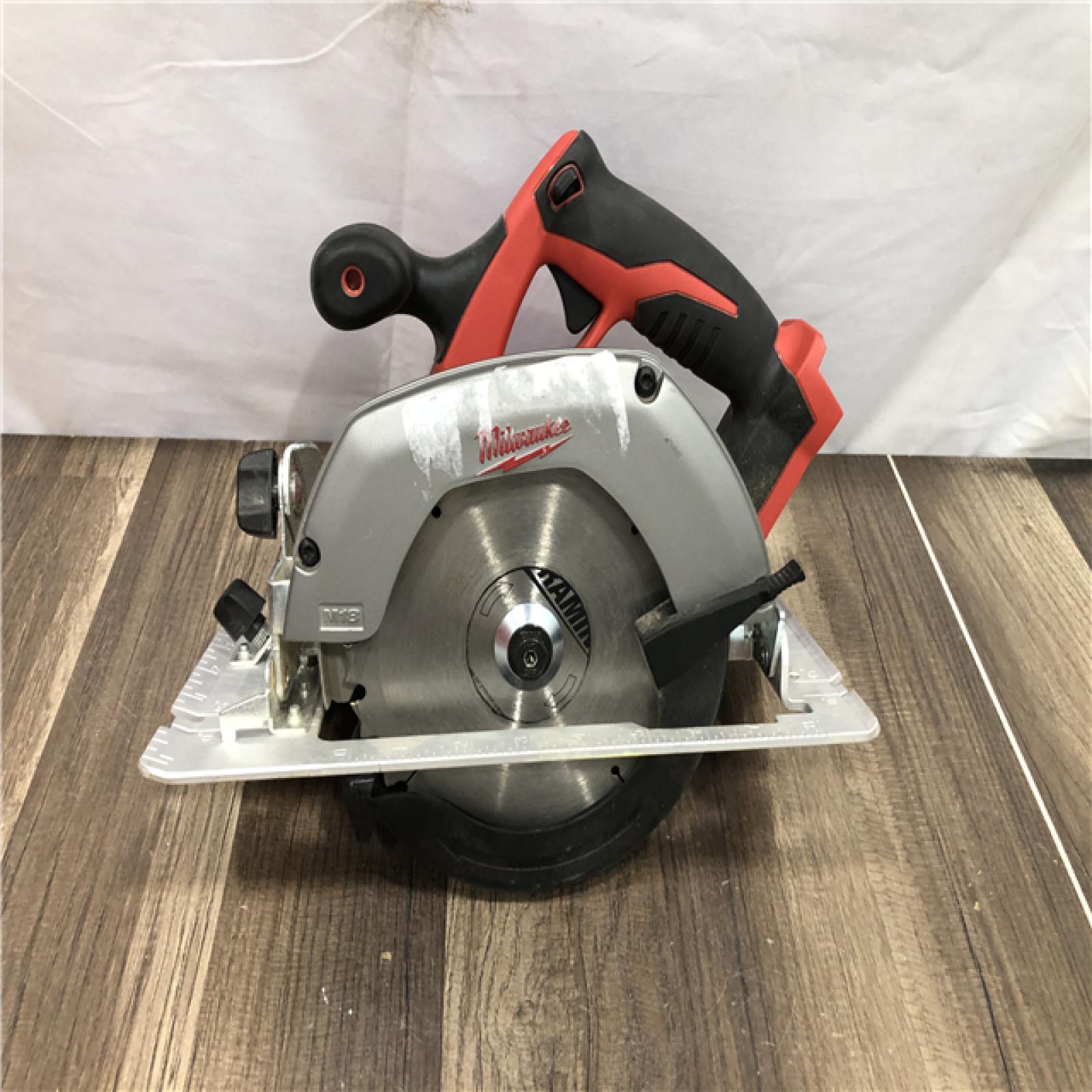 AS-IS Milwaukee M18 18V Lithium-Ion Cordless 6-1/2 in. Circular Saw (Tool-Only)