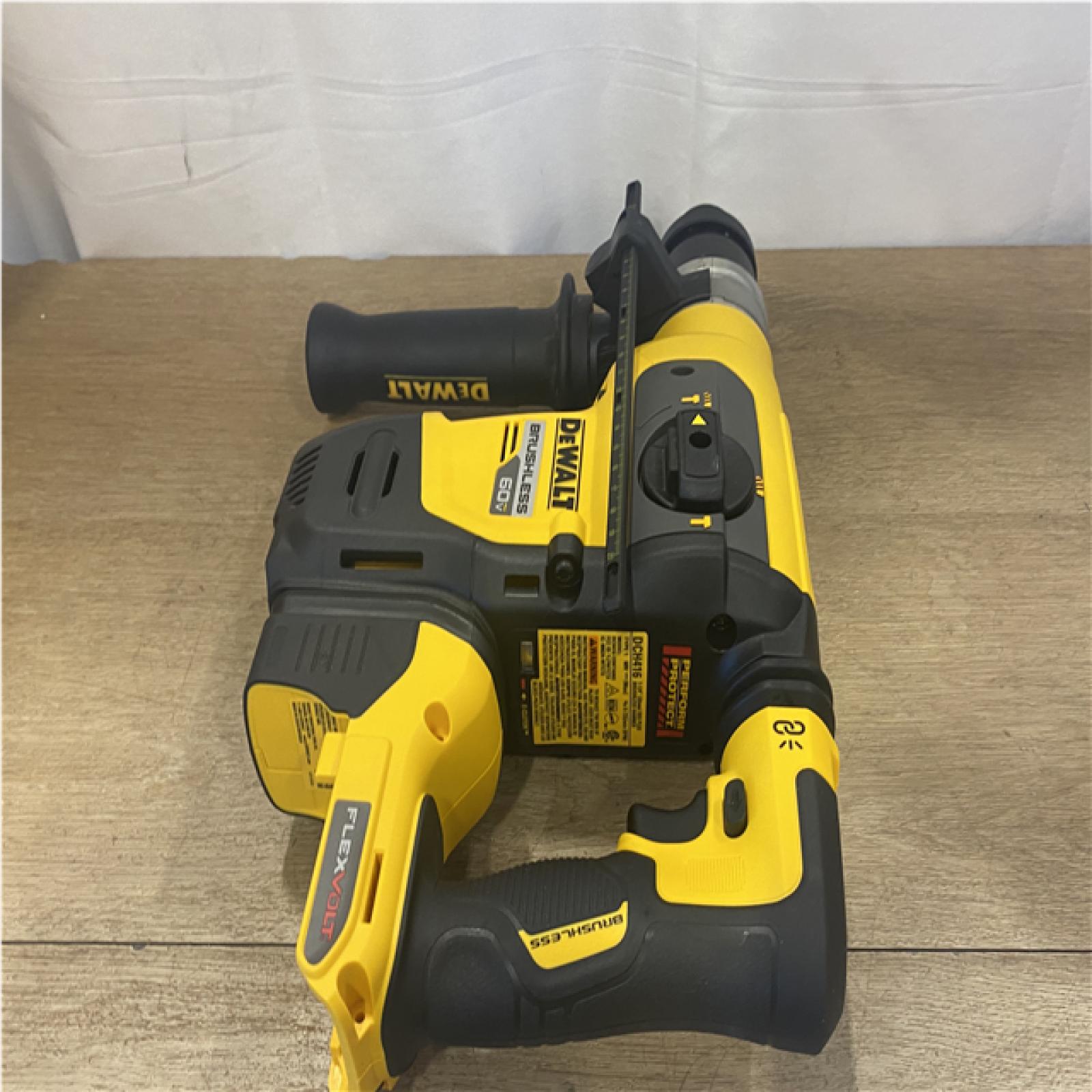 AS-IS DEWALT FLEXVOLT 60V MAX Cordless 1-1/4 in. SDS Plus Rotary Hammer (Tool Only)