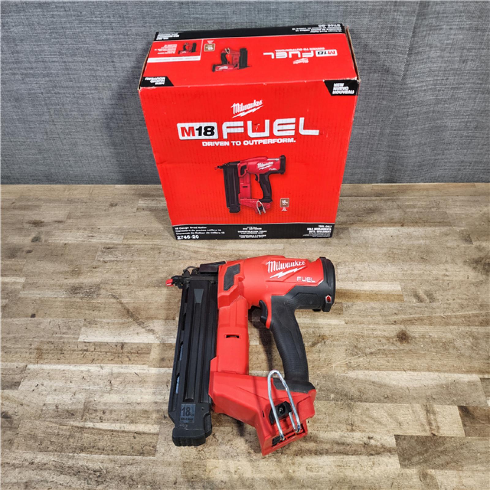 HOUSTON LOCATION - AS-IS Milwaukee FUEL 18-Volt Lithium-Ion Brushless Cordless Gen II 18-Gauge Brad Nailer (Tool-Only)